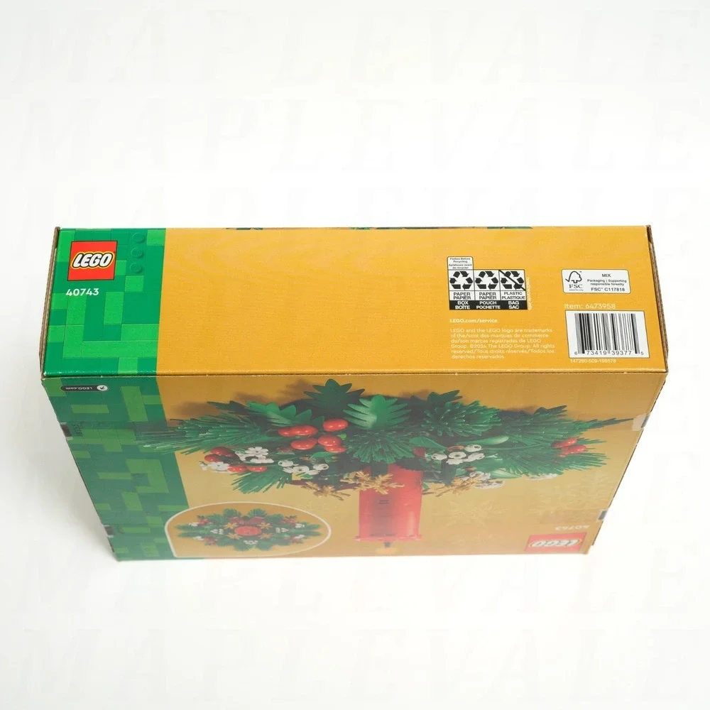 Lego 40743 Christmas Candle Holly Table Decoration Gift 433 pieces - NEW IN BOX